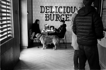 In the cafe / ***