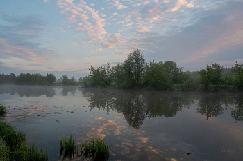 Morning on the lake. / ***