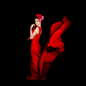 The girl in red / ***