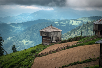 Georgian Summer Hut In Mountains / ***