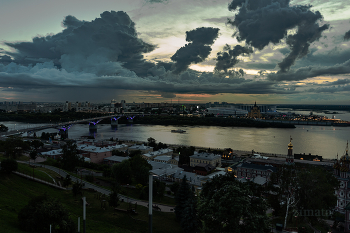 Sunset in Nizhny Novgorod / ***