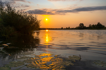 At sunrise. / ***