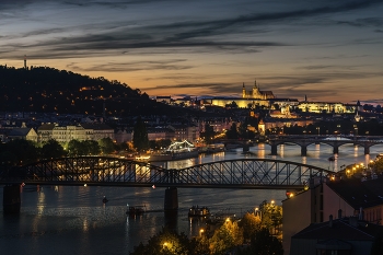 Sunset over Prague / ***