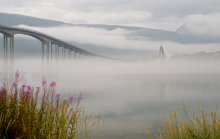 Fog over the fjord / Norway