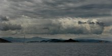 Sky. Sea. Sailboat. / ***