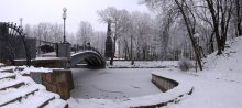 Smolensk and its surroundings ... In the old park winter .... / ***