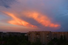 clouds in the sunset color / 00000000000000000000000