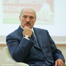 President Alexander Lukashenko. Eyes. Portrait. / ***