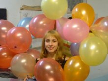 At a birthday party / ***