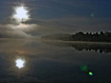Morning over the lake / ***