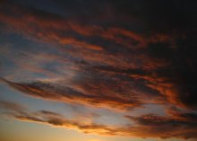 The sky at sunset / ***
