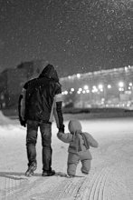 Promenade in the snow / *****
