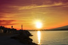 ... Star called the sun / Thasos island, Greece
