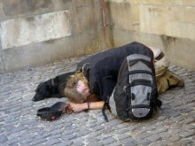 Beggars in Prague .. / ***