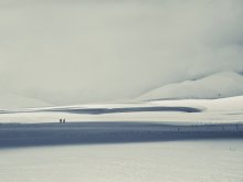 Two in the snowy wilderness / Campo Imperatore