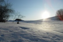 Sunset in the village / no comments