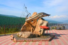 King-fish, a monument VP Astafyev / ***