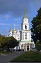 Poltava. The bell tower of the Assumption Cathedral. / ***