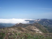At top of the mountain, or looking at the clouds from the top / ***