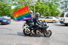 In Minsk, a gay pride parade. / ***