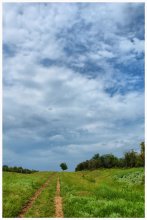 On the road with clouds / ***