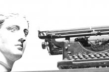 Natyuromrt with a typewriter / *******