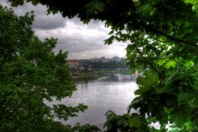 Through the foliage in Grodno / .........