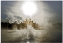 Fighting the fog and sun. / ***