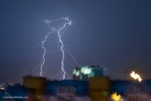 Thunderstorm in Minsk. / ***
