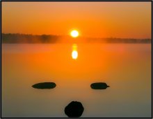 Sunrise on Lake Ladoga ... / ***