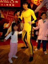 The girl knows where the dolls button / ***