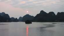 Sunset over Halong Bay / ***