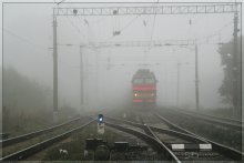 about how trains are able to fish out ... even out of the fog / ***
