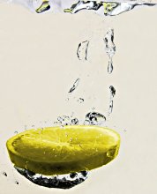 lemon on a white background / ***