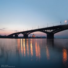 Nizhny Novgorod. Arrow. Kanavinsky bridge. / .....
