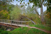 At the river Myadelka. / ***