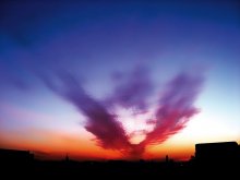 Sunset over Moscow / Canon A460