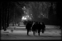 Black evening. White Snow / ***