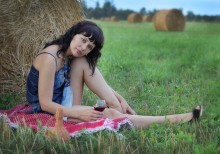 Warm look stranger. / .......