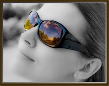 The world through the glasses / ***