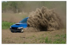 Throwing up dust clubs, horse flies to victory proud :-) / ***