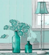 A series of colored still lifes &quot;Turquoise&quot; / ***