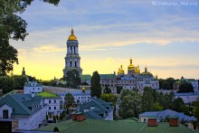Evening over the Lavra. / ________________________