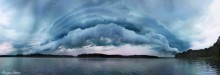 The sky over Lake Ladoga. / ***