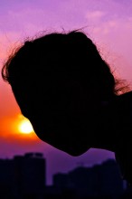 silhouette of head / ***