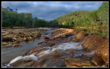 Evening on the river .... / ******