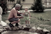 Hey Grandpa, you\'re hands then take away! / ***