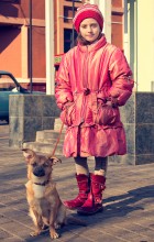 Girl With a Dog / ....................