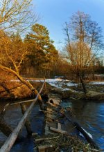 Bridge over the spring creek / ***