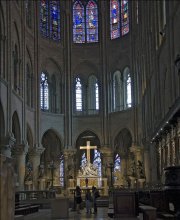 The interior of Notre-Dame in Paris / ***